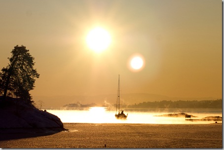 frozen sailing