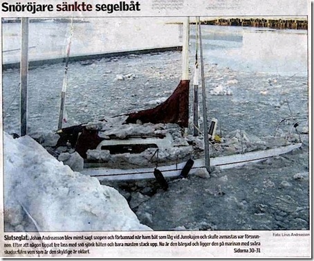 albin vega sunk