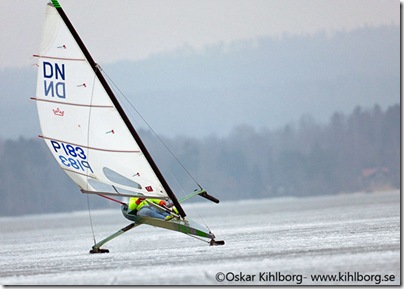Ice sailing
